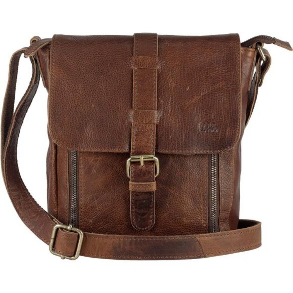 Crossbody Leather Purse Tan Brown Over Shoulder Bag